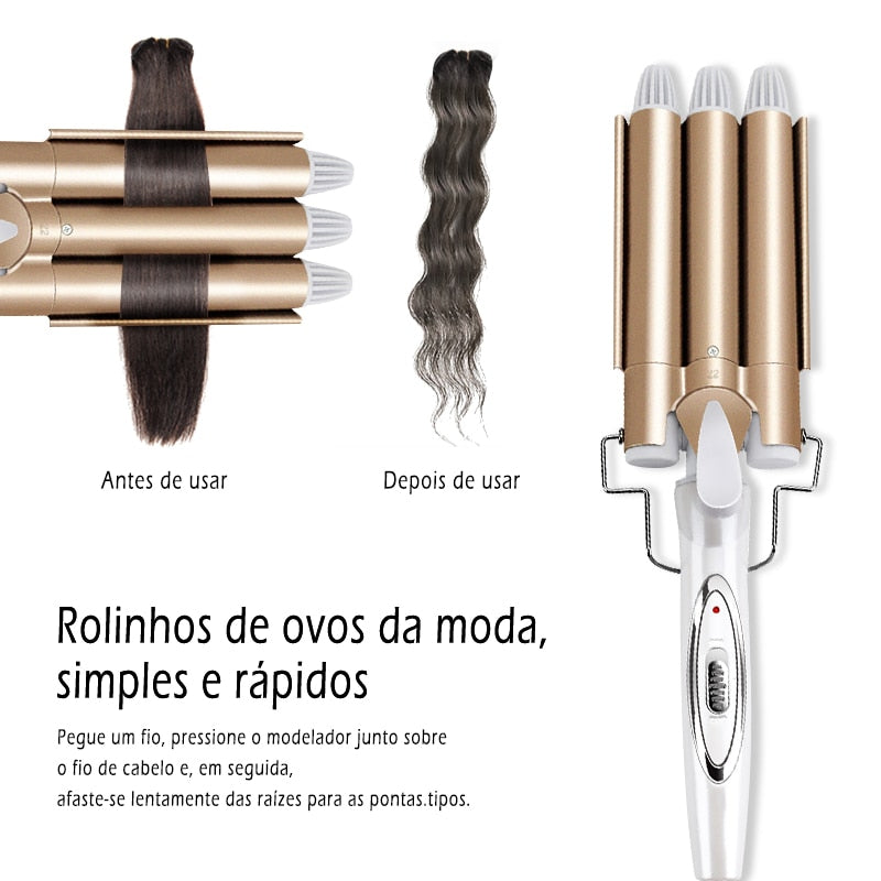 Modelador de Cabelo Profissional Triondas Waves